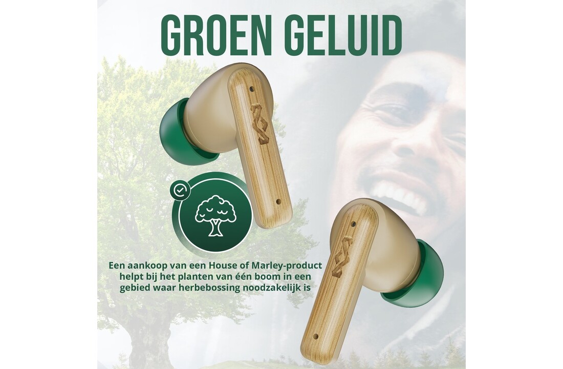 House of Marley Little Bird TWS Crème - Draadloze oordopjes