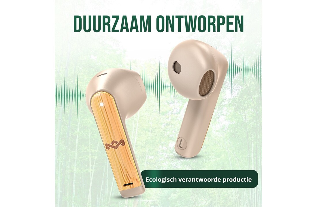 House of Marley Zion True Wireless Cream - Draadloze oordopjes