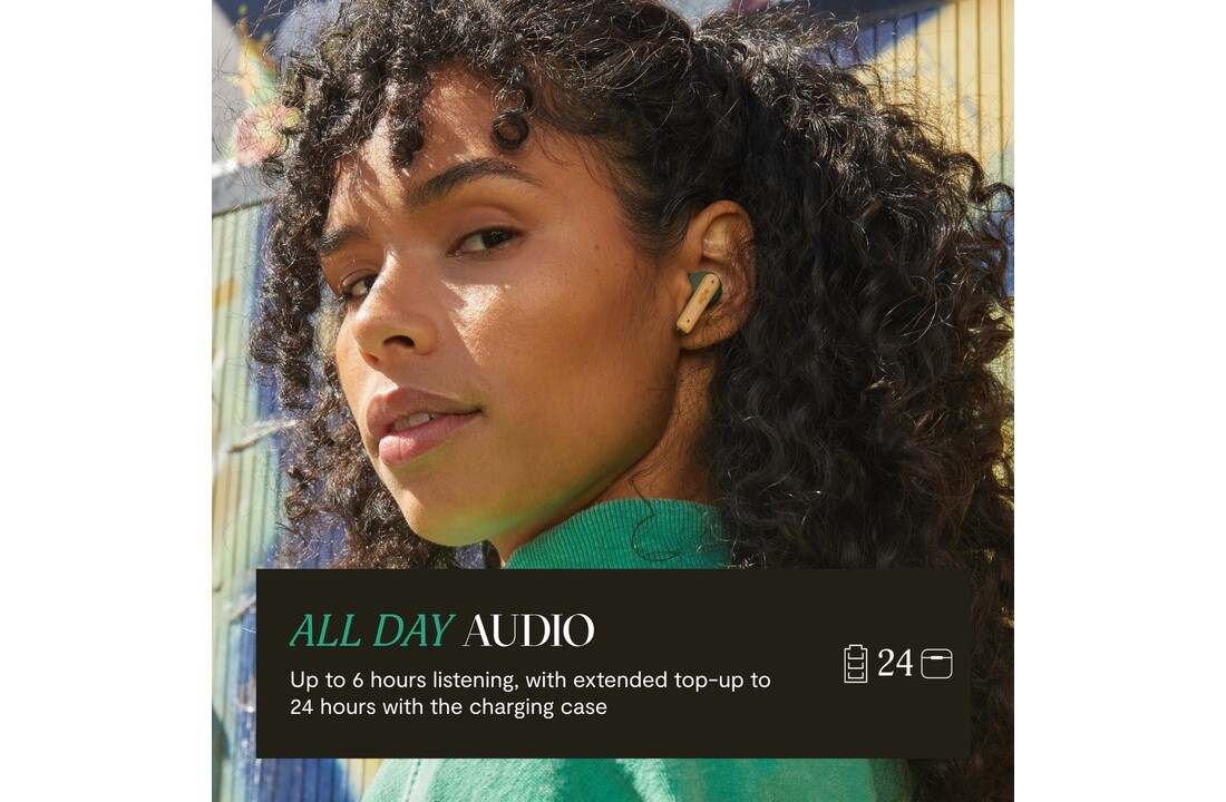 House of Marley Little Bird True Wireless Groen - Draadloze oordopjes