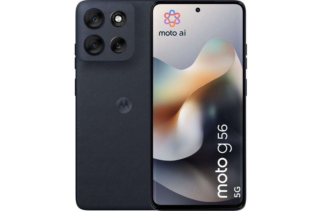 Motorola Moto g56 256GB 5G Black Oyster - Mobiele telefoon