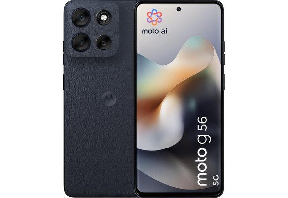 Motorola Moto g56 256GB 5G Black Oyster - Mobiele telefoon