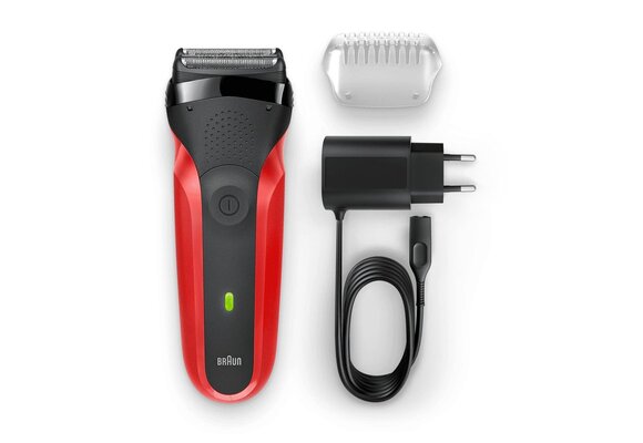 Braun Series 3 300s Rood - Scheerapparaat