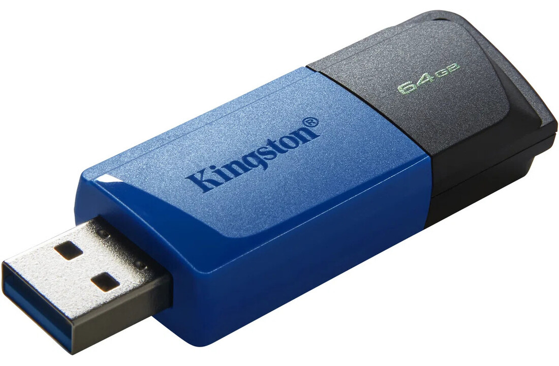 Kingston DataTraveler Exodia M USB 3.2 64GB Blauw - USB-stick