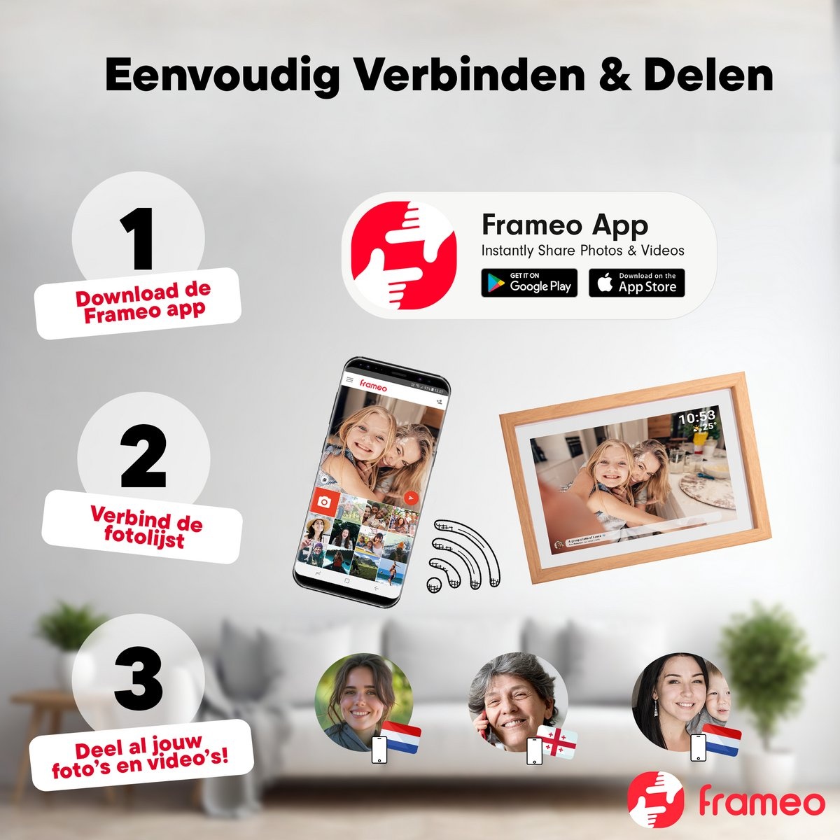 Denver PFF-1040LW - Digitale fotolijst