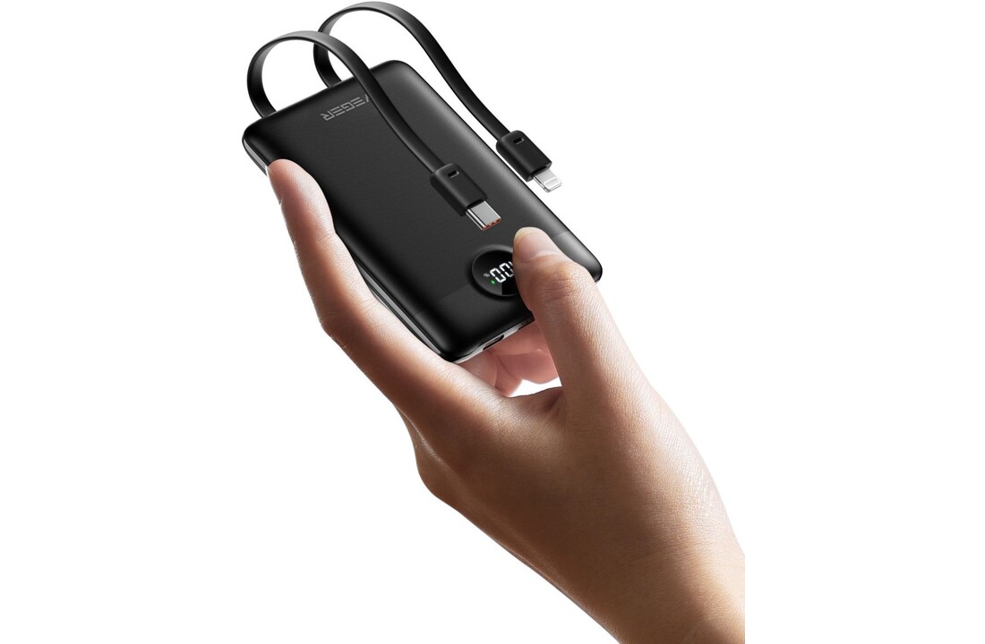 Veger C11 W1170 Mini Portable 10.000mAh Zwart - Powerbank