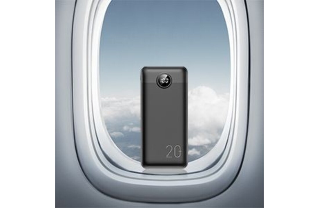 Veger L20S W2039PD 20.000 mAh Zwart - Powerbank