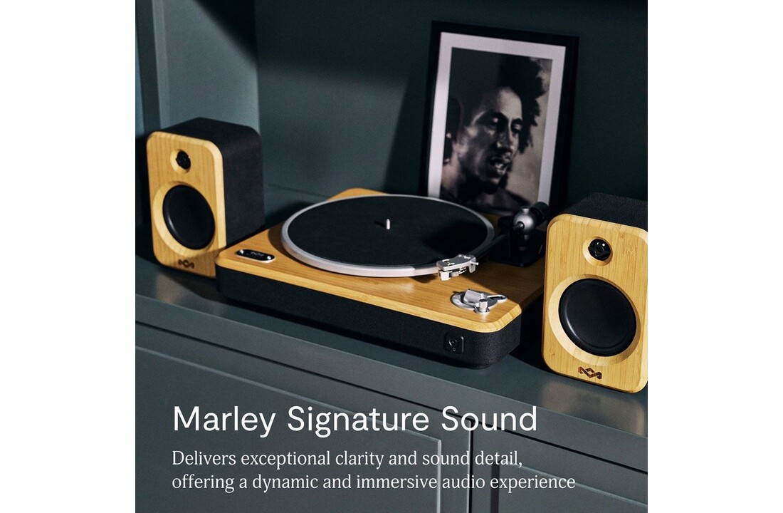 House of Marley Stir It Up 2 + Speakers - Platenspeler