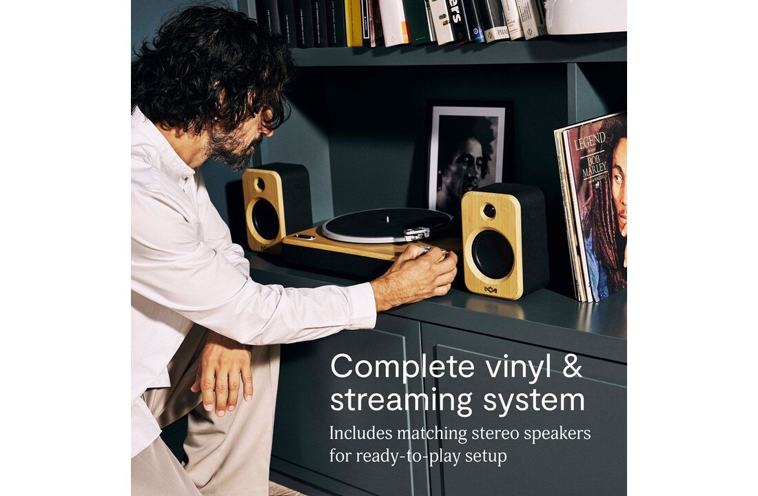 House of Marley Stir It Up 2 + Speakers - Platenspeler