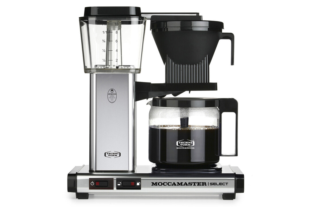 Moccamaster KBG Select (Polished Silver) - Koffiezetapparaat