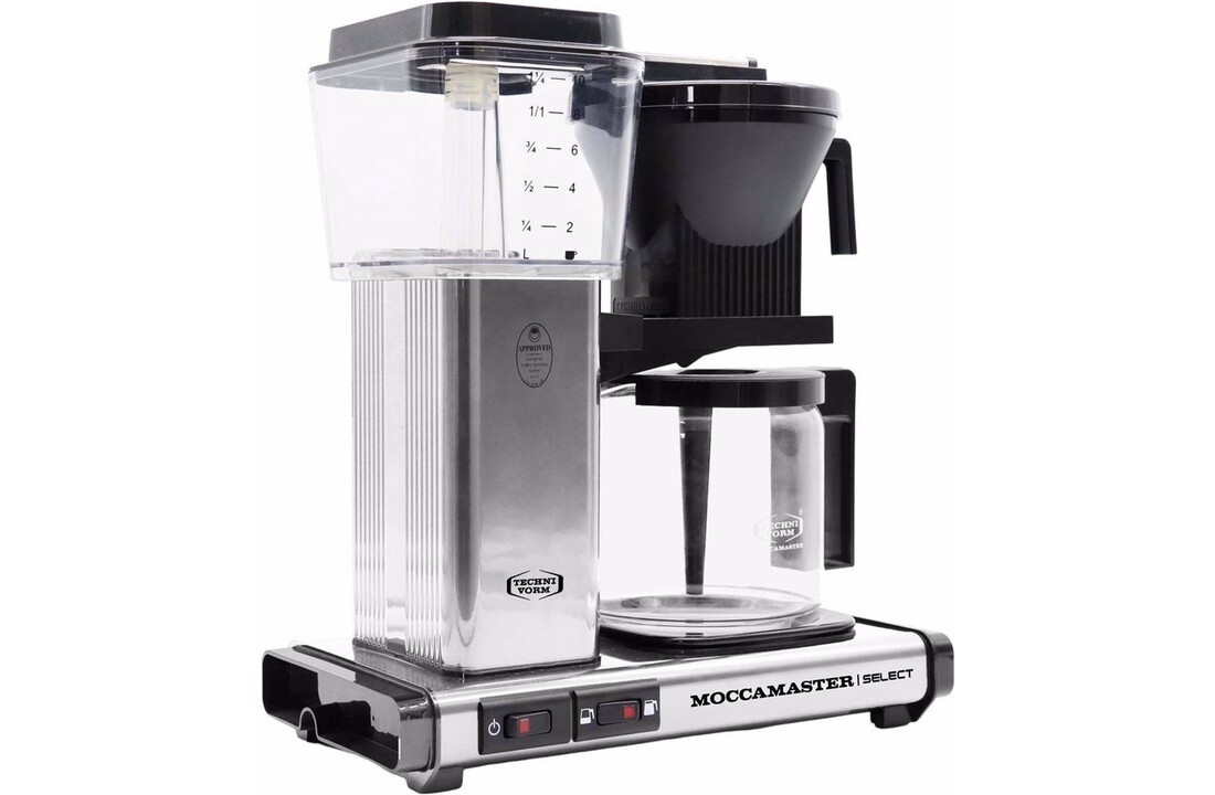Moccamaster KBG Select (Polished Silver) - Koffiezetapparaat