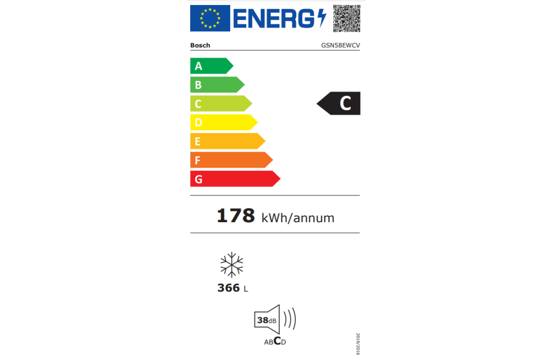 Bosch GSN58EWCV EXCLUSIV - Vrieskast