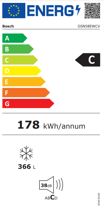 Bosch GSN58EWCV EXCLUSIV - Vrieskast