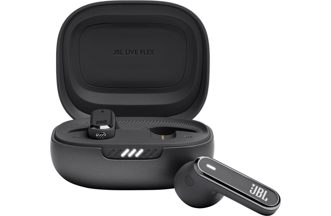 JBL Live Flex Zwart - Draadloze oordopjes