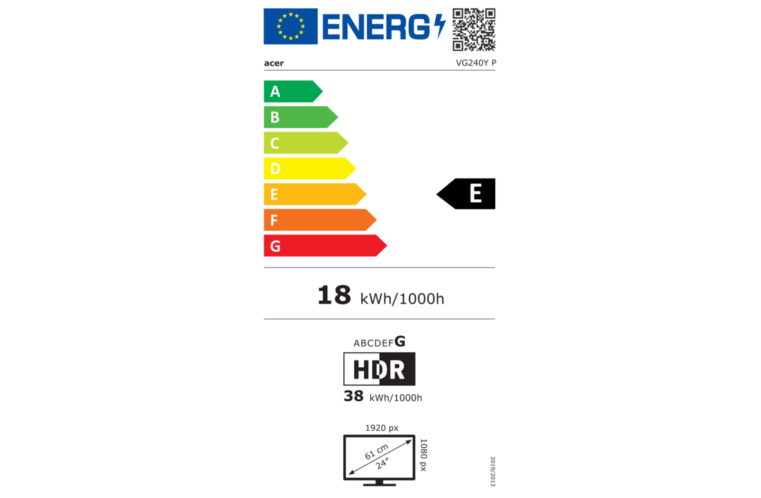 Acer Nitro VG0 VG240YP6bip - Monitor