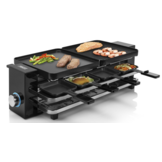 Princess 162925 Raclette Piano Black 8 - Gourmetstel