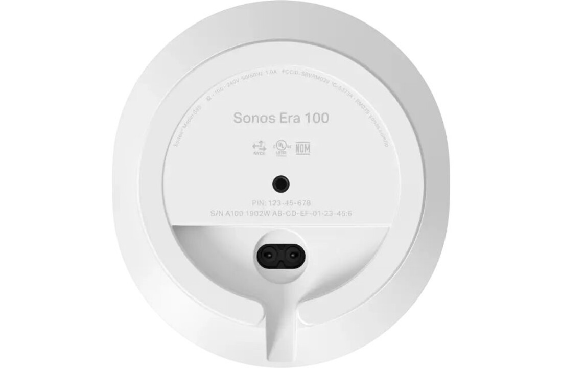 Sonos Era 100 (Wit) - Boekenplank speaker