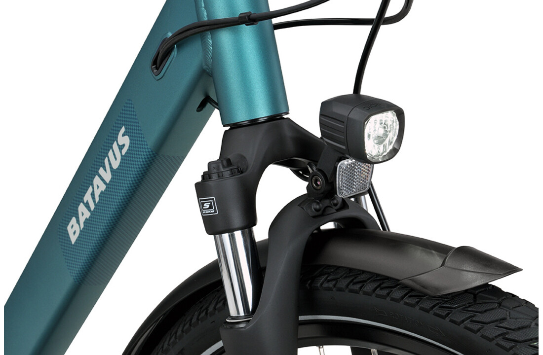 Batavus Altura CP 400Wh Dames 7 - Light Sea Green matt