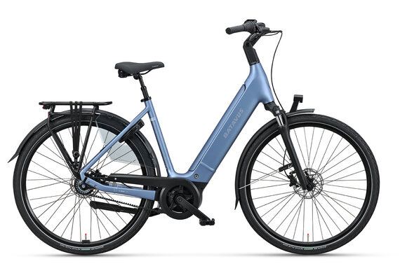 Batavus Finez E-go Power Exclusive BES3 DN8 500Wh Dames - Steel blue matte