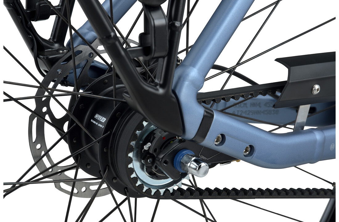 Batavus Finez E-go Power Exclusive BES3 DN8 500Wh Dames - Steel blue matte