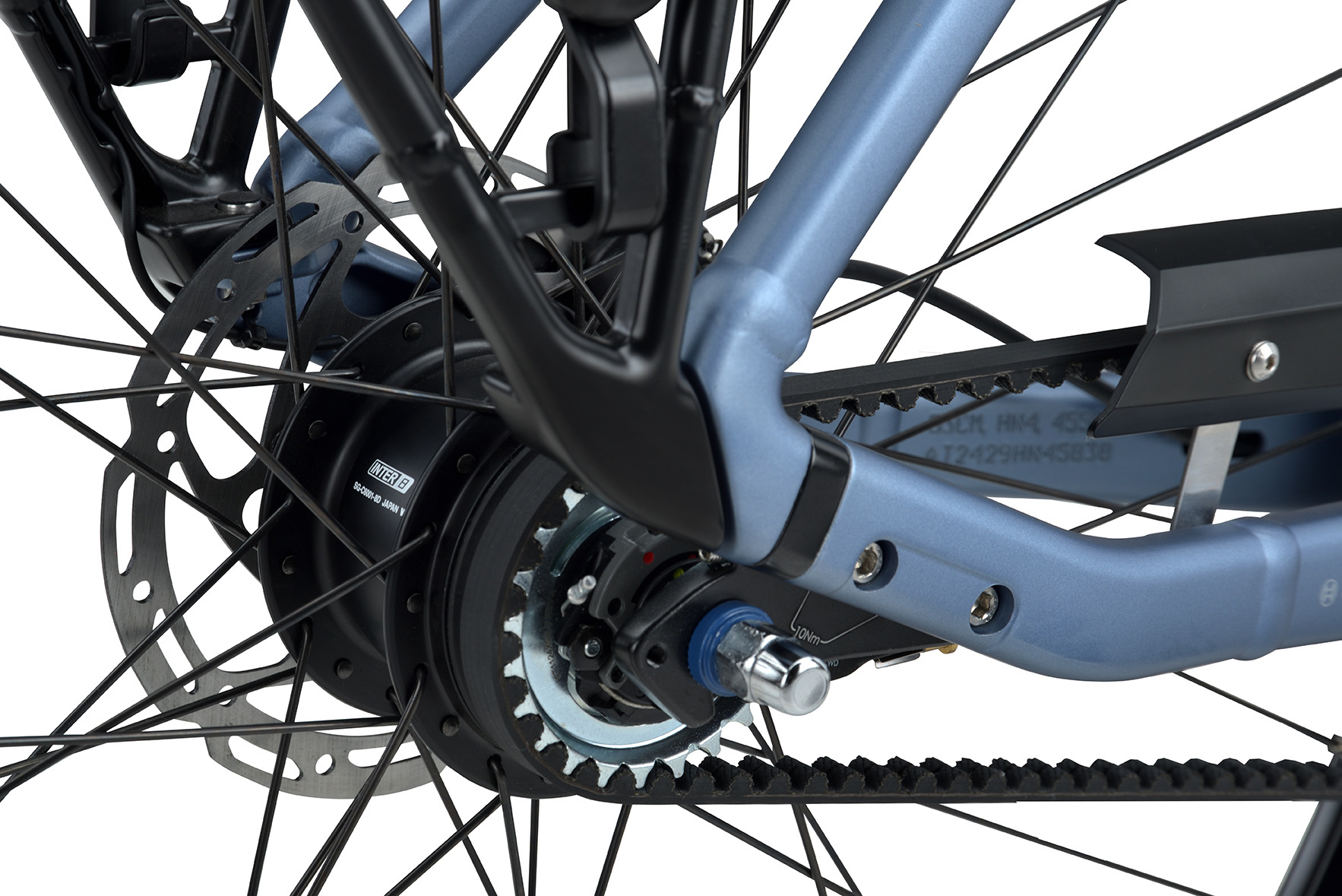 Batavus Finez E-go Power Exclusive BES3 DN8 500Wh Dames - Steel blue matte