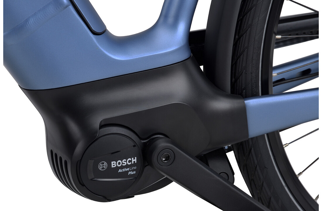 Batavus Finez E-go Power Exclusive BES3 DN8 500Wh Dames - Steel blue matte