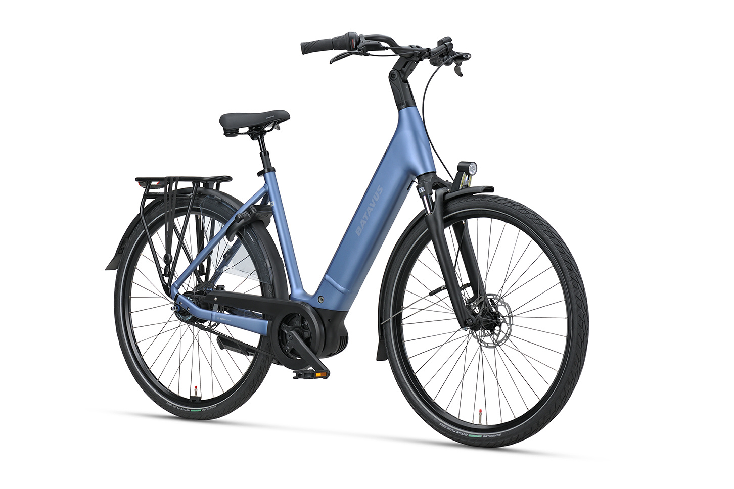 Batavus Finez E-go Power Exclusive BES3 DN8 500Wh Dames - Steel blue matte