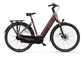 Batavus Finez PT BES3 DN8 500Wh Dames - Burgundy Red matt