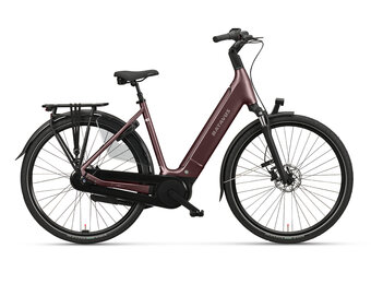 Batavus Finez PT BES3 DN8 500Wh Dames - Burgundy Red matt