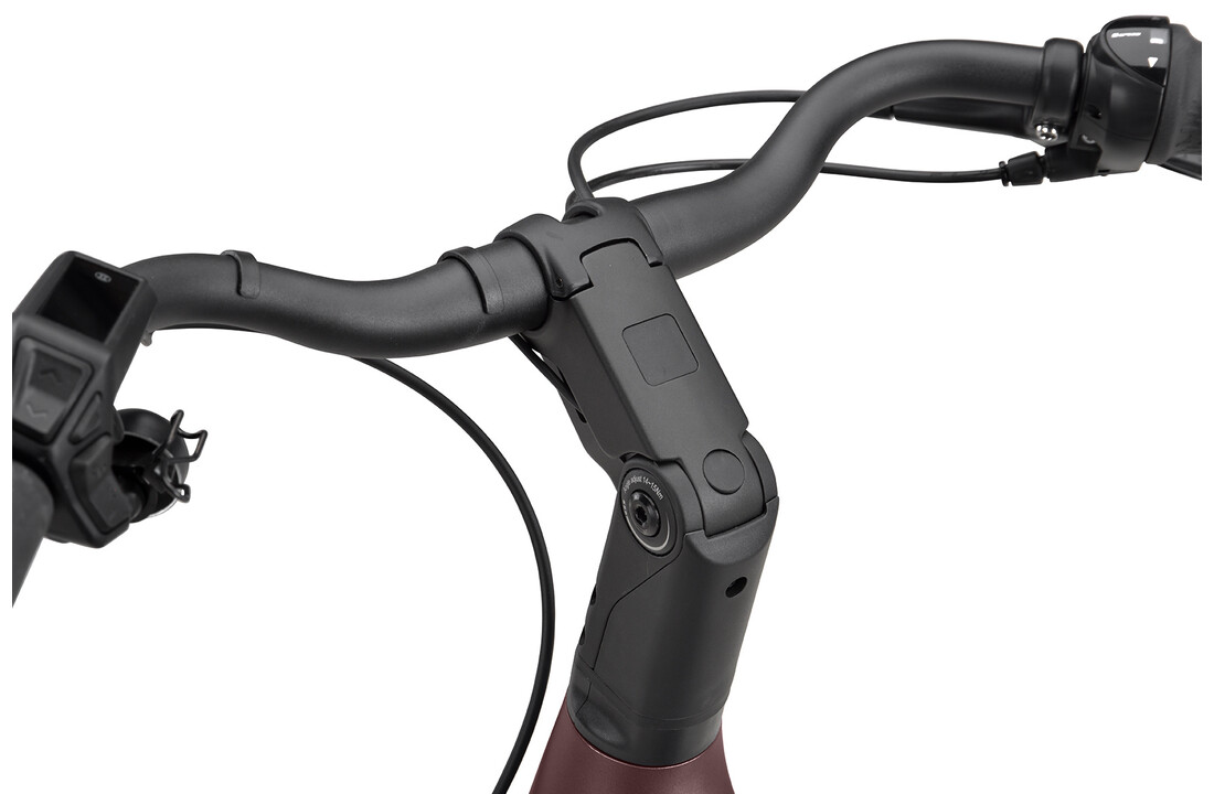 Batavus Finez PT BES3 DN8 500Wh Dames - Burgundy Red matt