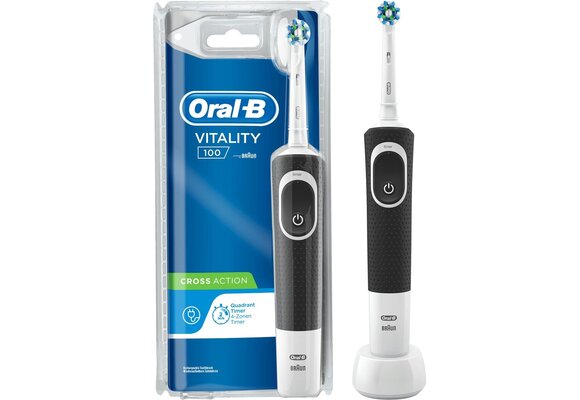 Oral-B Vitality 100 CrossAction Zwart - Elektrische tandenborstel