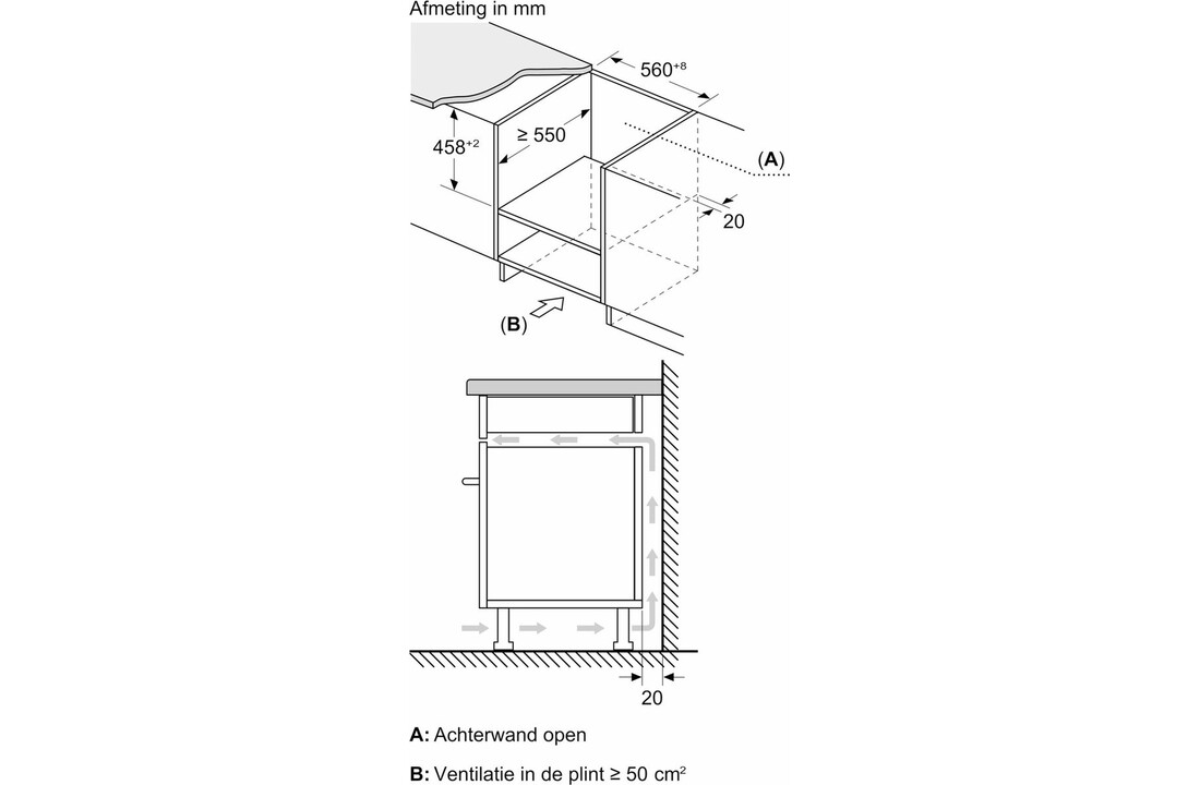 Bosch CMA583MB0B - Inbouw magnetron