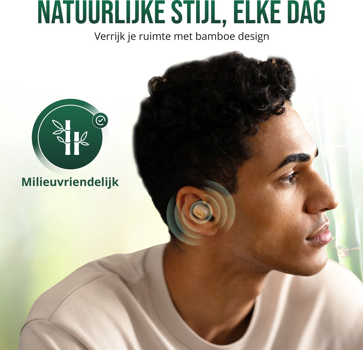 House of Marley Smile Jamaica Mini True Wireless Cream - Draadloze oordopjes