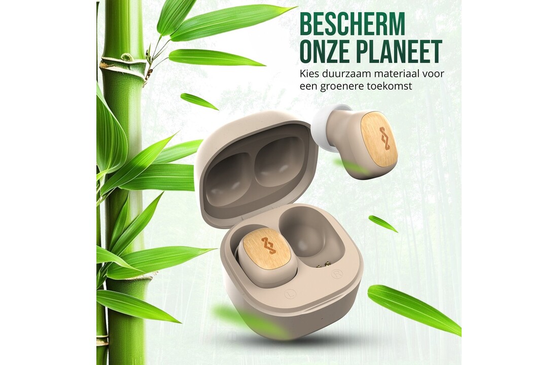 House of Marley Smile Jamaica Mini True Wireless Cream - Draadloze oordopjes