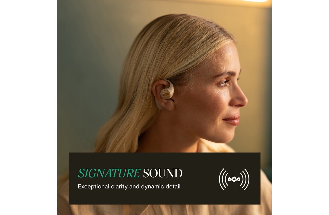 House of Marley Liberate Open-Ear True Wireless Cream - Draadloze oordopjes