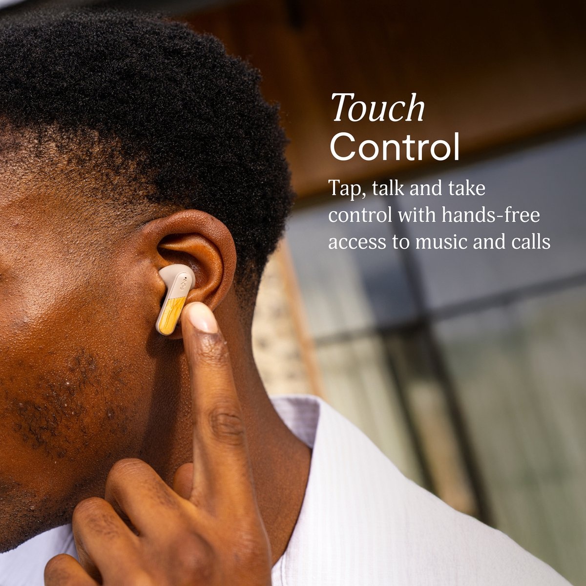 House of Marley Trenchtown ANC Wireless Cream - Draadloze oordopjes