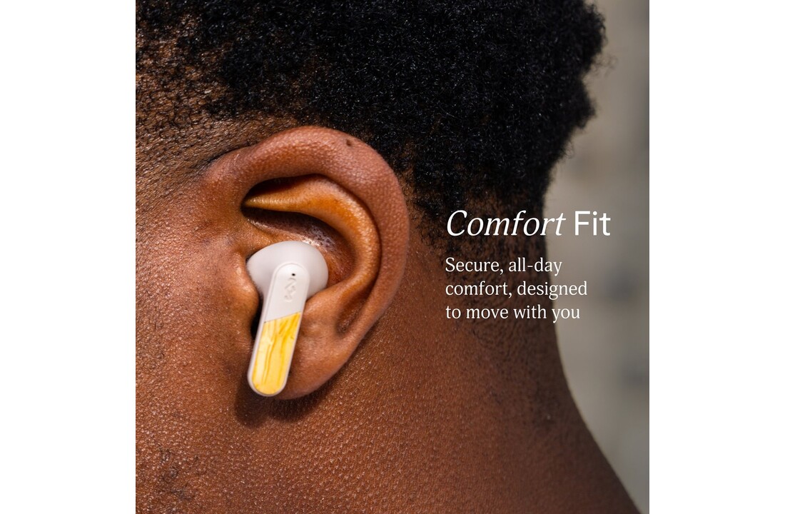 House of Marley Trenchtown ANC Wireless Cream - Draadloze oordopjes