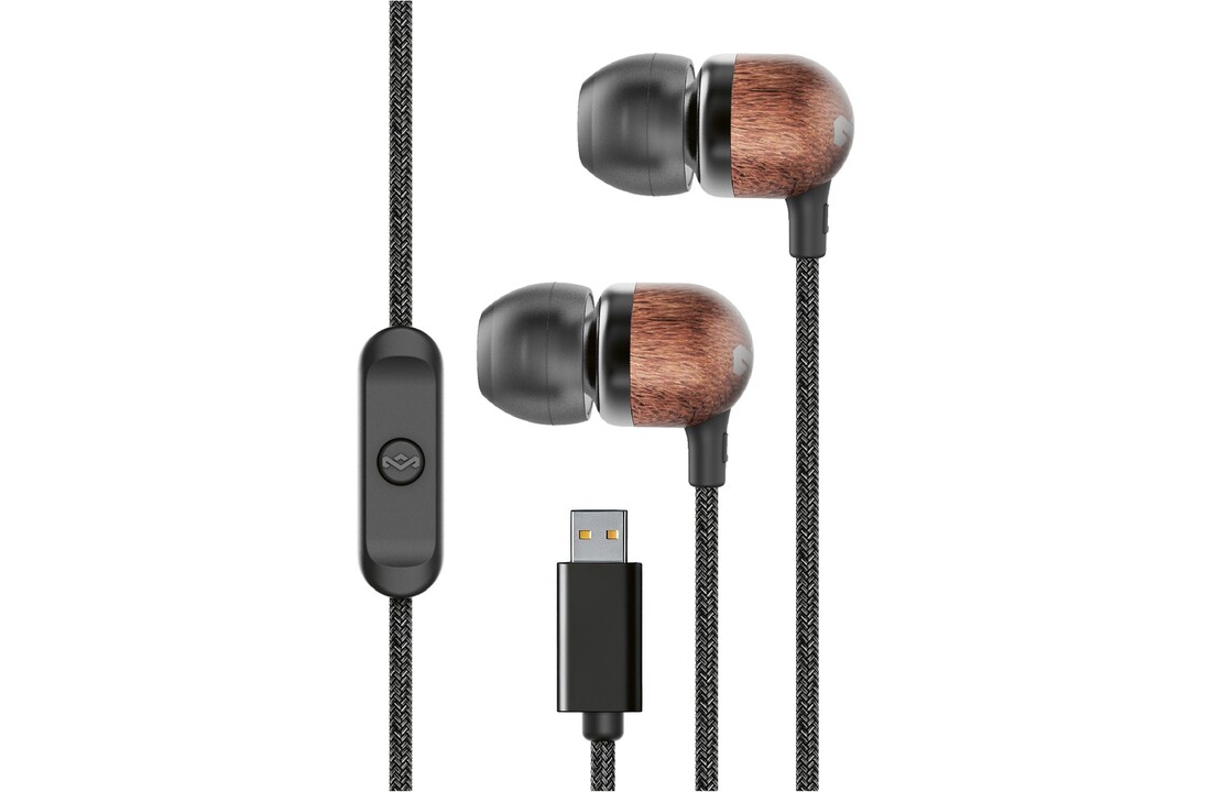 House of Marley Smile Jamaica USB-C Black - Oordopjes