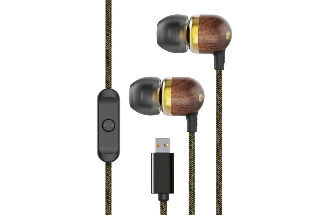 House of Marley Smile Jamaica USB-C Brass - Draadloze oordopjes