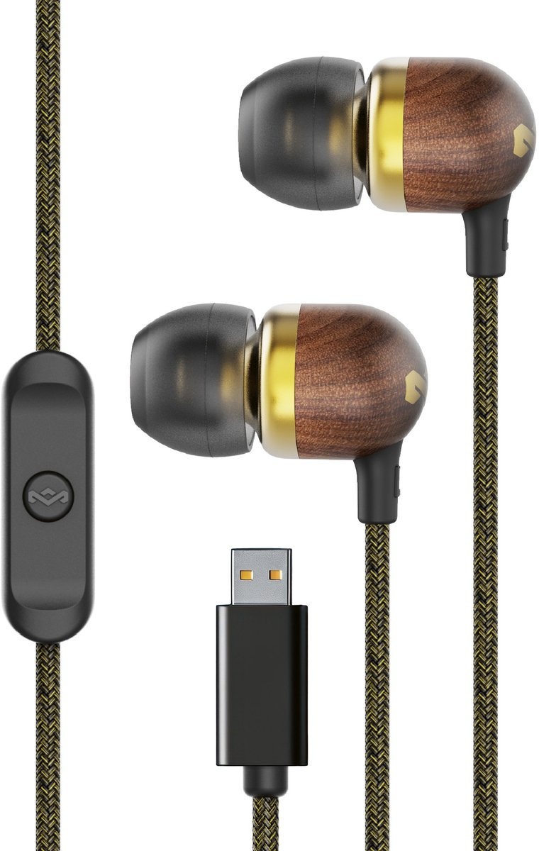 House of Marley Smile Jamaica USB-C Brass - Draadloze oordopjes