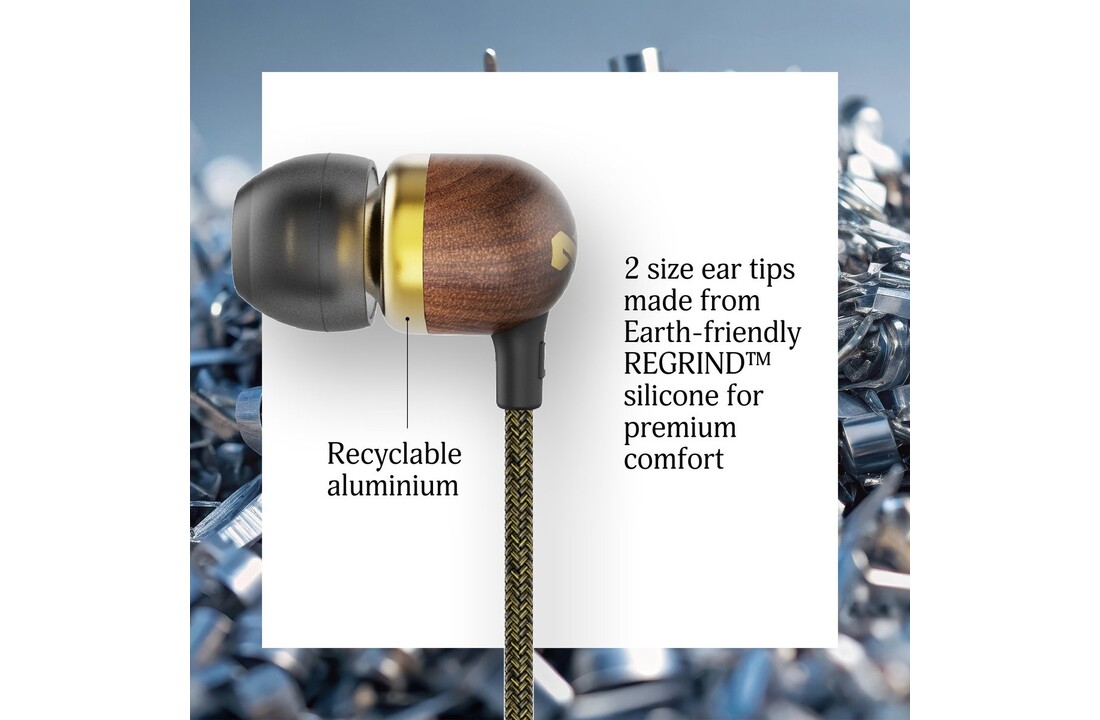 House of Marley Smile Jamaica USB-C Brass - Draadloze oordopjes