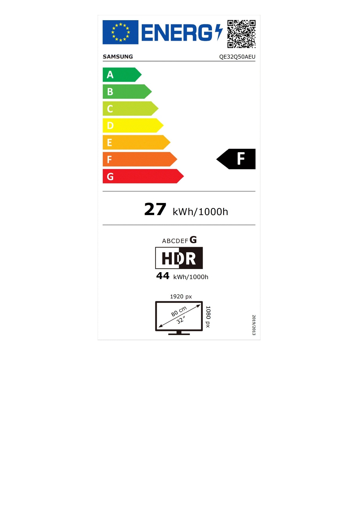Samsung QLED Full HD 32Q50A (2023) - QLED TV