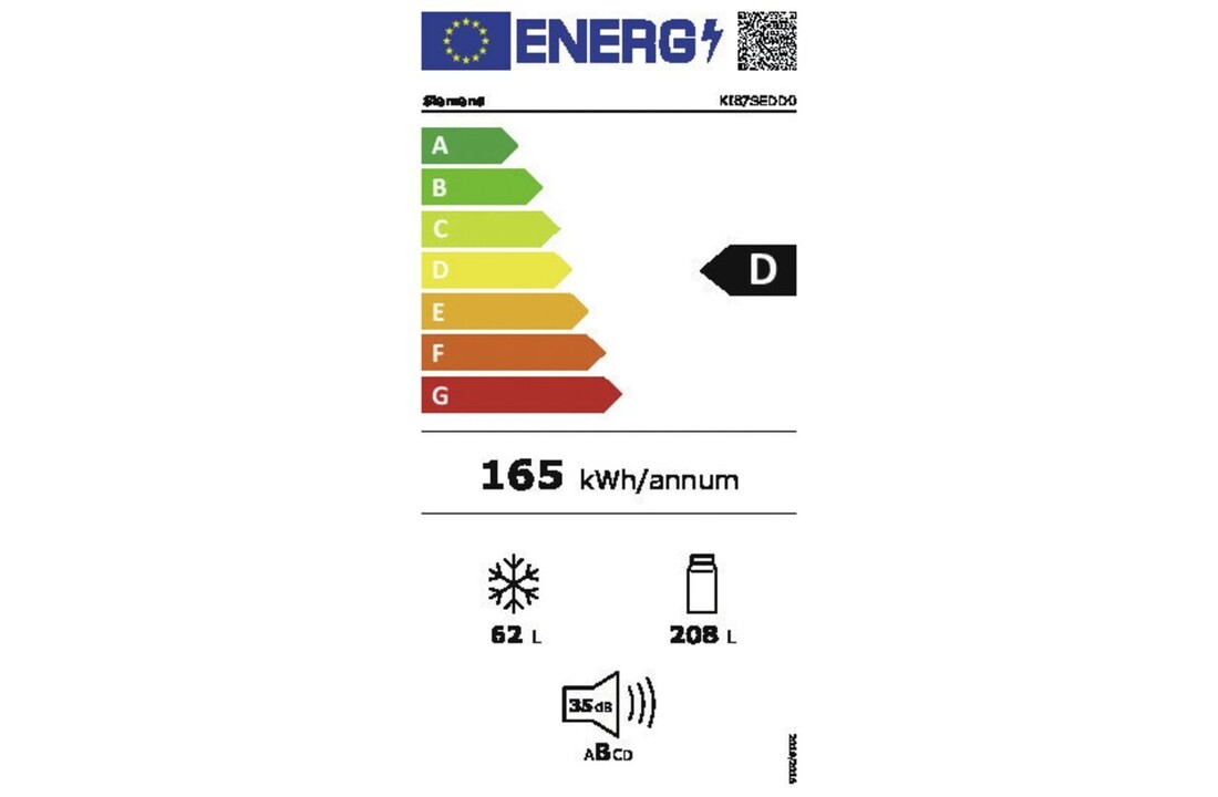 Siemens KI87SEDD0 extraKlasse - Inbouw koel-vriescombinatie