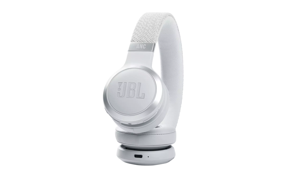 JBL LIVE460NC Wit - On-ear koptelefoon