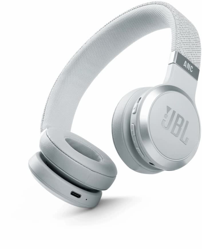 JBL LIVE460NC Wit - On-ear koptelefoon
