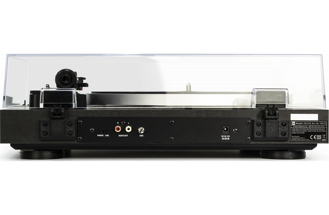 Dual CS 418 Zwart - Platenspeler