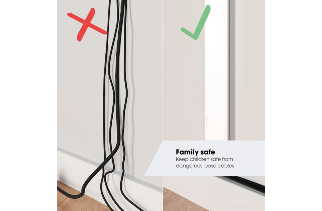 Vogel's TVA 6000 (80cm) Zwart - Kabelgoot
