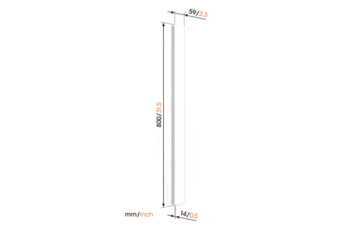 Vogel's TVA 6000 (80cm) Zwart - Kabelgoot