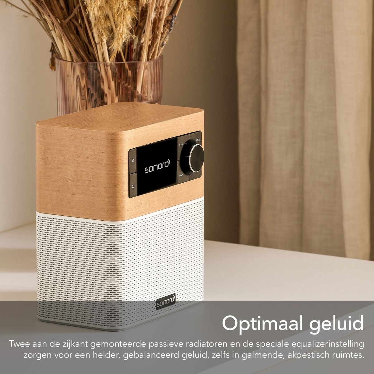 Sonoro STREAM X Esdoorn/Wit - Radio