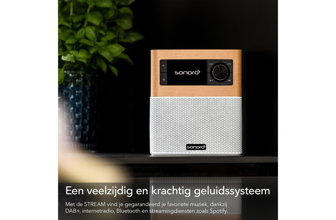 Sonoro STREAM X Esdoorn/Wit - Radio