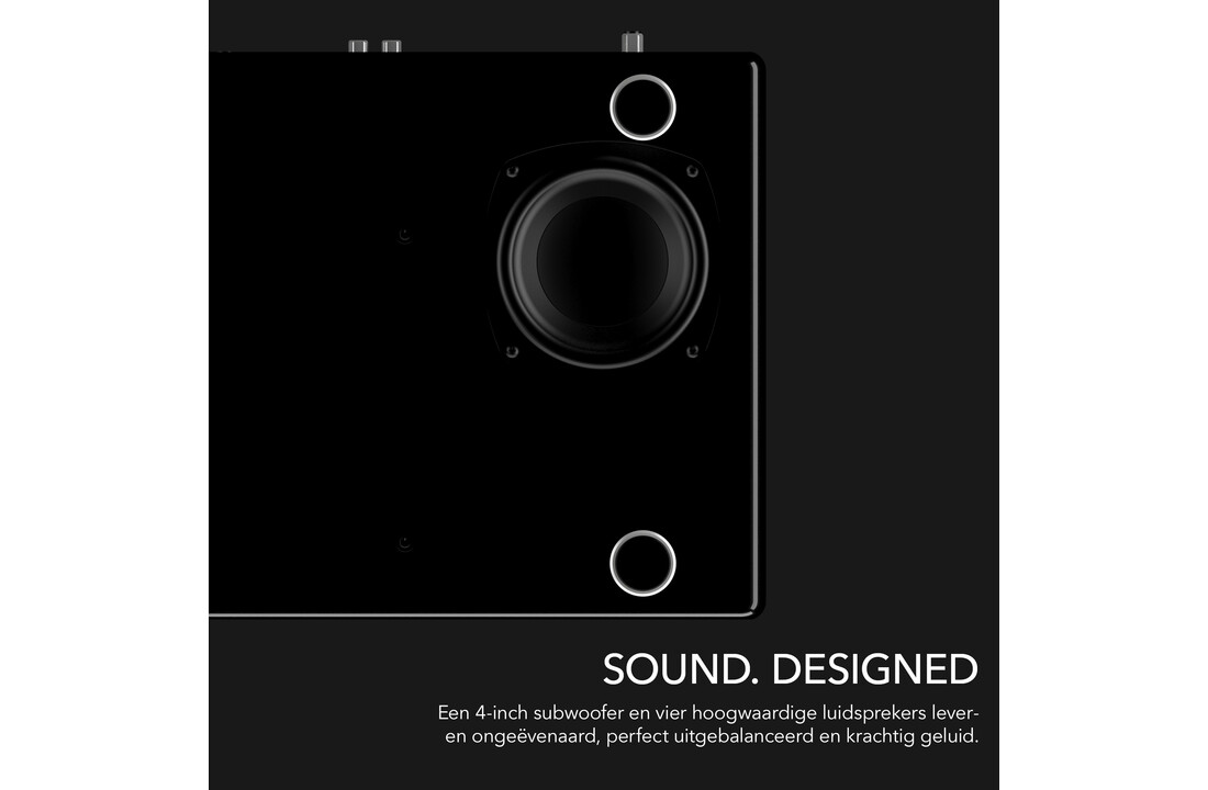 Sonoro PRESTIGE X Hoogglans zwart - Radio